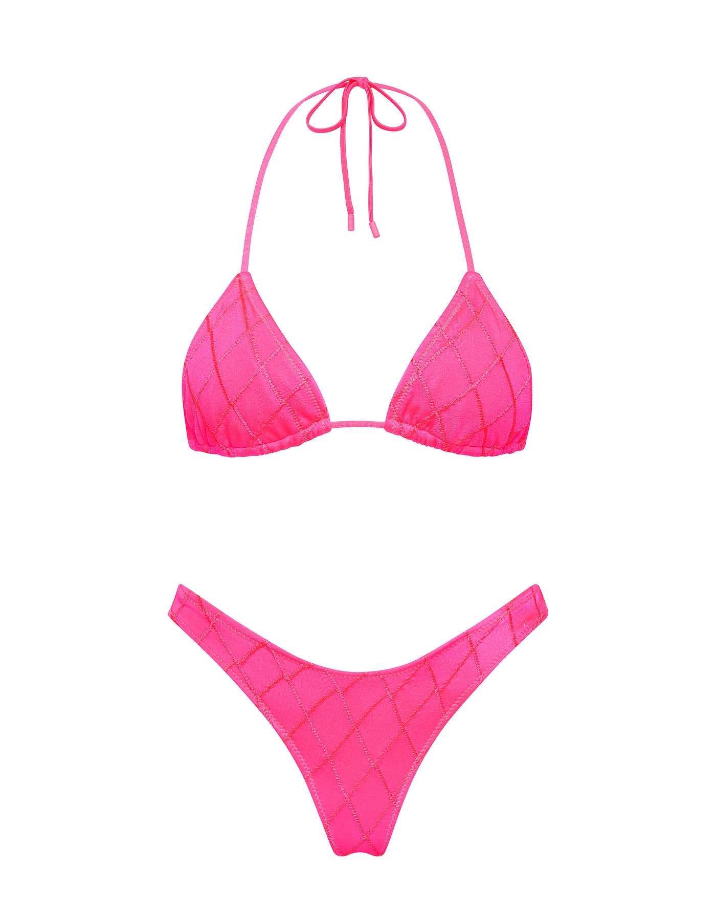 VINCA - MENDE Pink Triangle Bikini Set - Image 6