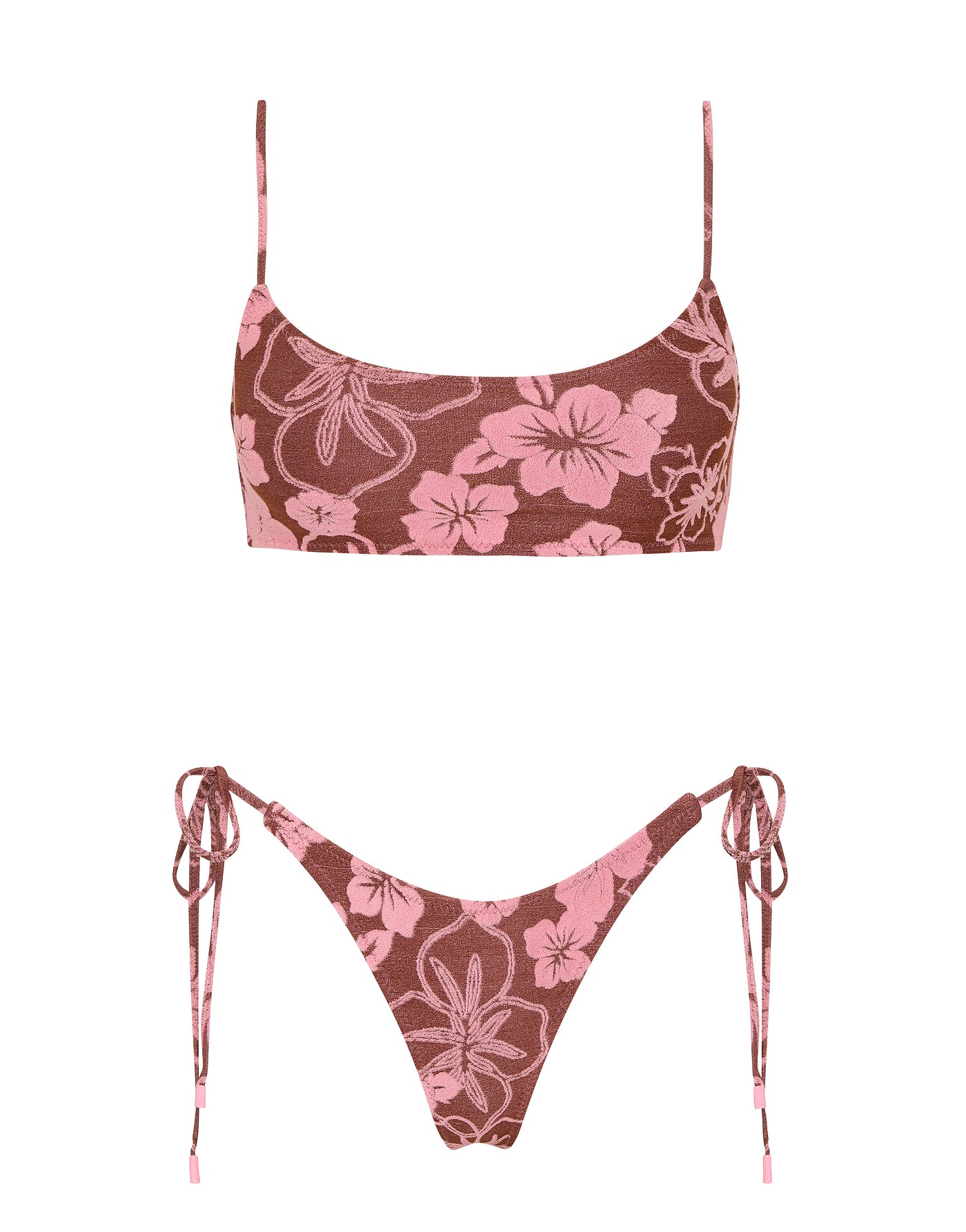 MICA - TIRAMISU Floral Crop Bikini Set - Image 7